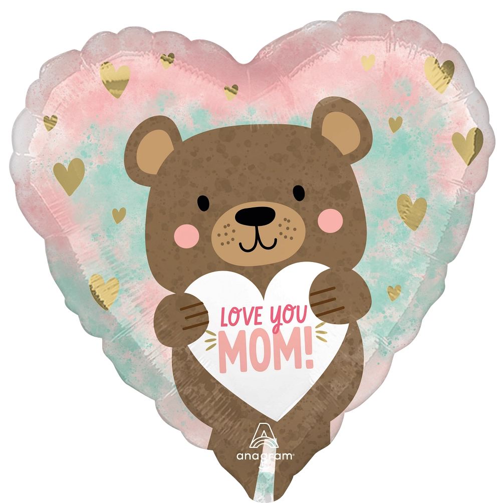 Love You Mom Bear 4543401 Funny Balloons California