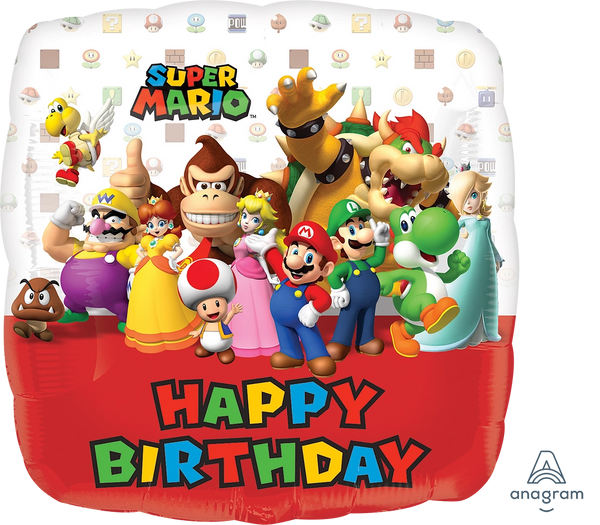 Mario Bros Happy Birthday 32009