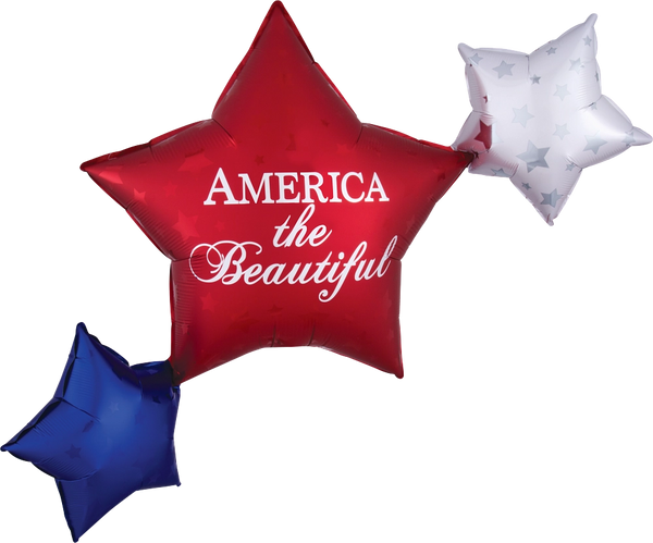 Patriotic Satin Star Trio 3933001