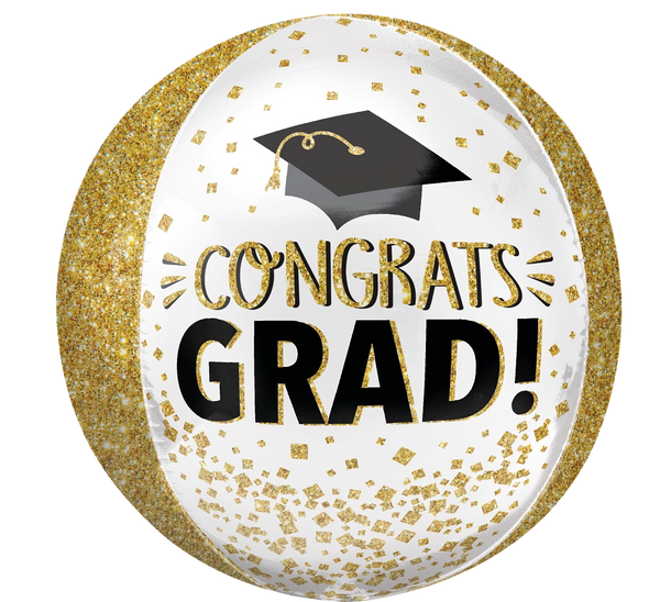 Congrats Grad Gold Glitter 4422701