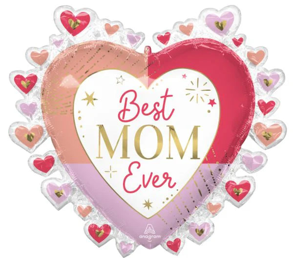 Colorful Best Mom Ever Hearts 4543701