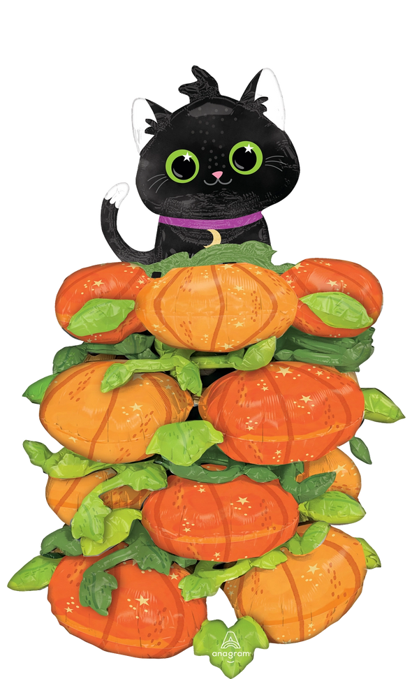 Airloonz Halloween Cat and Pumpkin Stacker 4585611