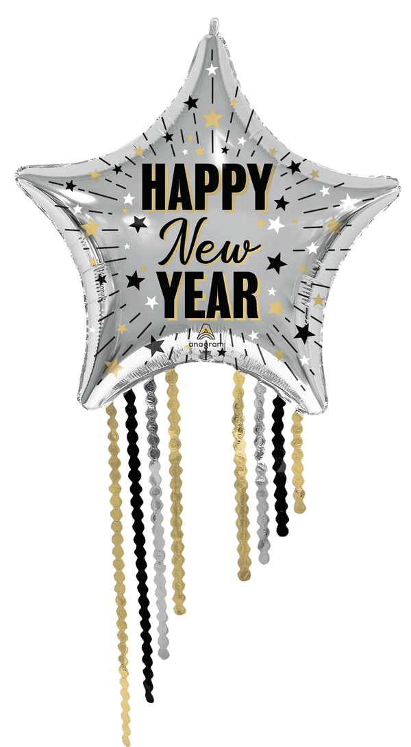 Elegant New Year Celebration Star Fringe 4608811