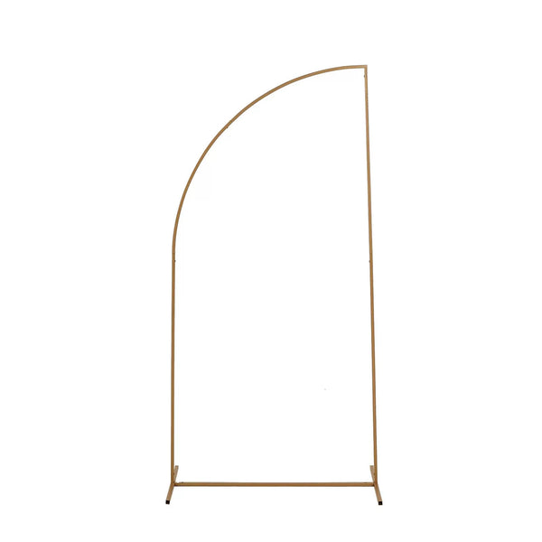 Metal Chiara Arch Backdrop Stand Gold 22-0586