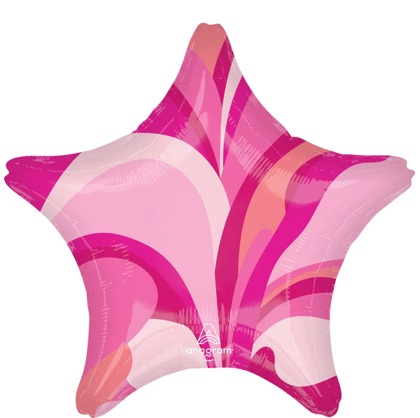 Pink Macro Marble Star 4712801 - 19 in