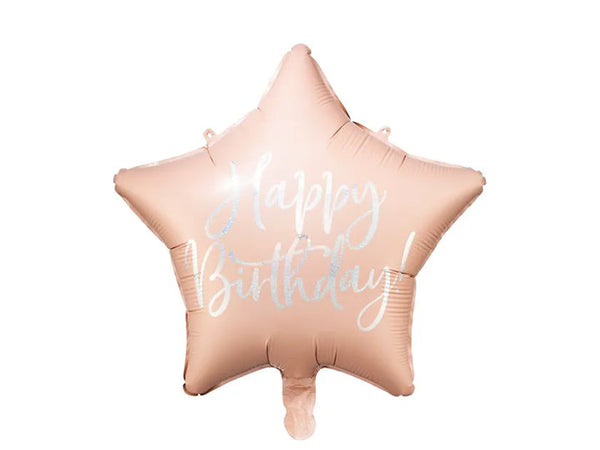 Foil Balloon Happy Birthday Light Powder Pink - FB93-081PJ