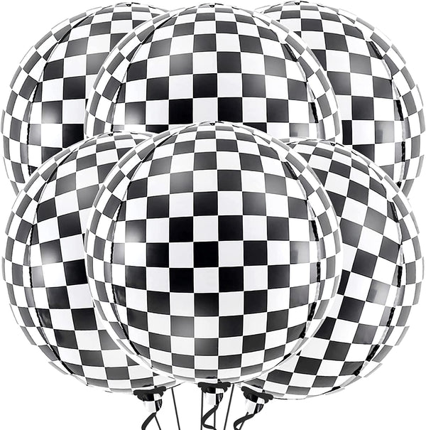 Racing Car Checkered Flag Sphere