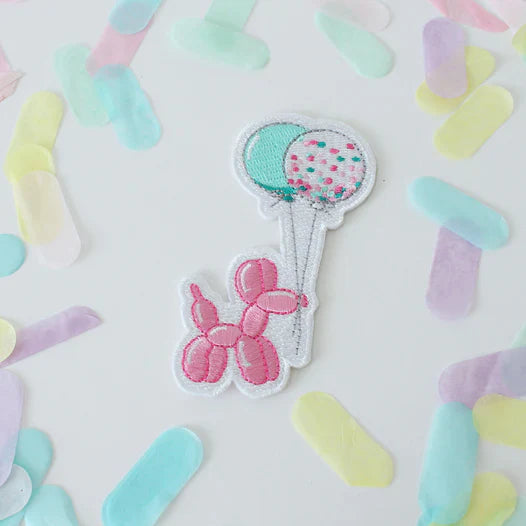 Balloon Dog with Jumbo Balloons Embroidered Patch