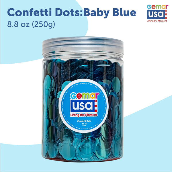 Confetti Jar Baby Blue Metallic 30514