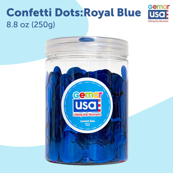 Confetti Jar Royal Blue Metallic 30712