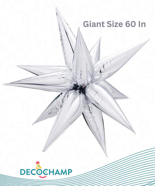 Decostar Silver Giant Starburst 322247 - 60 in