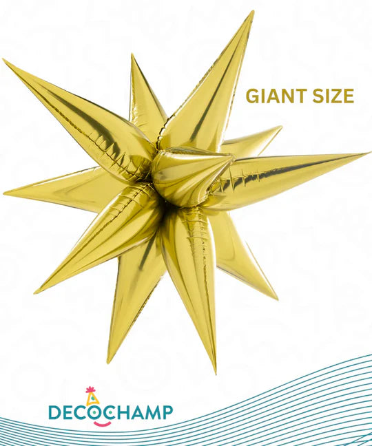 Decostar Gold Giant Starburst 322230 - 60 in