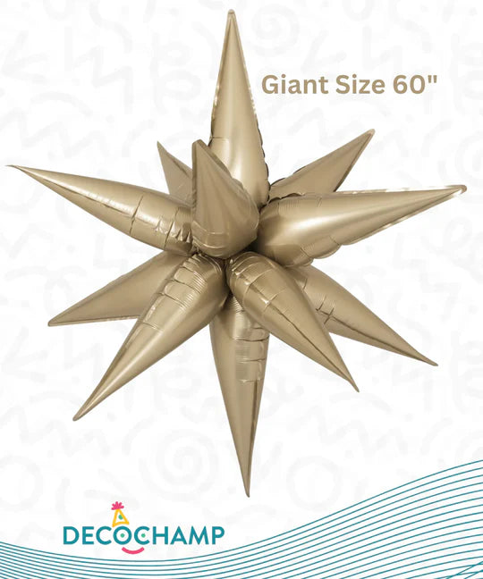 Decostar Champagne Giant Starburst 322261 - 60 in