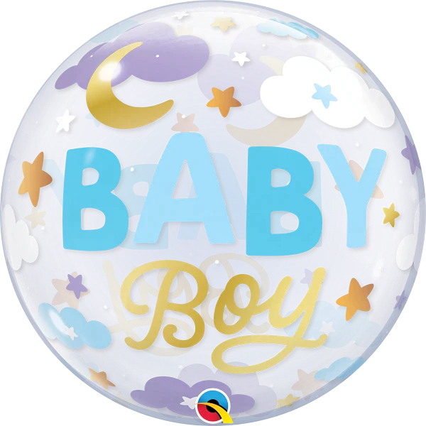 Baby Boy Sweet Dreams Blue Bubble 24905 - 22 in