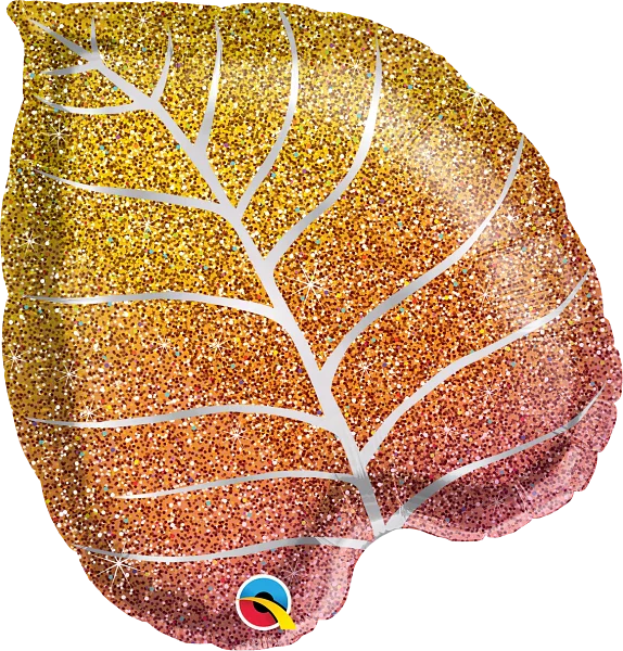 Fall Glittergraphic Ombre Leaf 19957