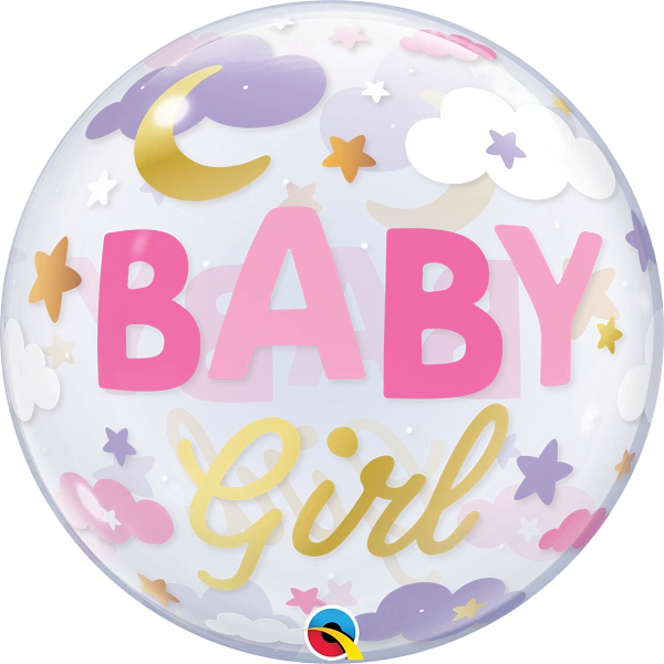 Baby Girl Sweet Dreams Blue Bubble 24904 - 22 in