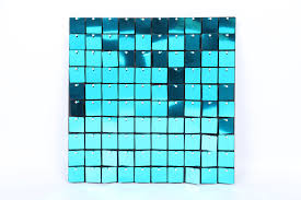 Turquoise Shimmer Wall (8ft x 8 ft)