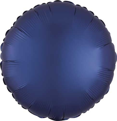 Satin Luxe Navy Round 39960