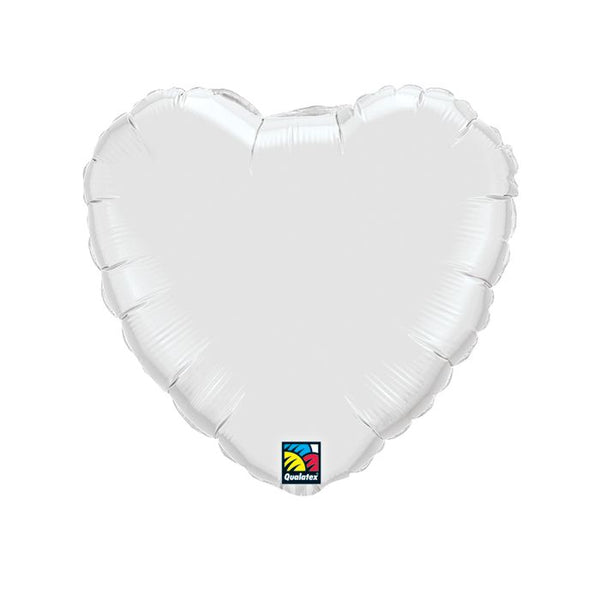 9" White Heart - 202102