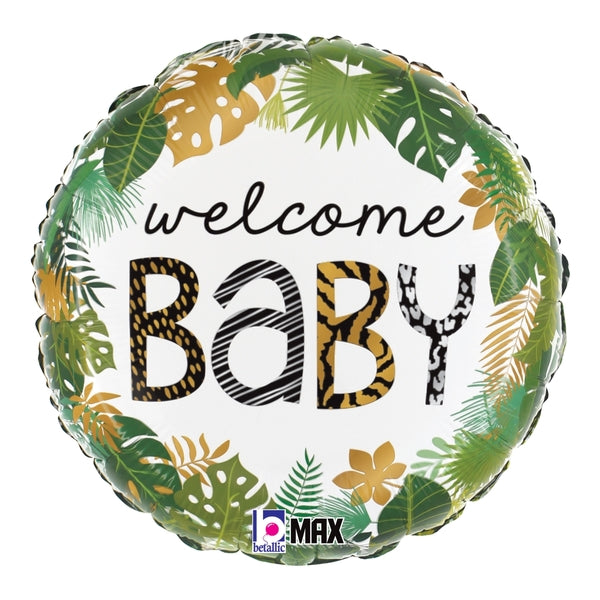 18" JUNGLE WELCOME BABY 26224