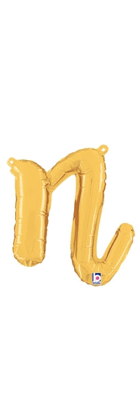 Gold N Letter Script - 14 in