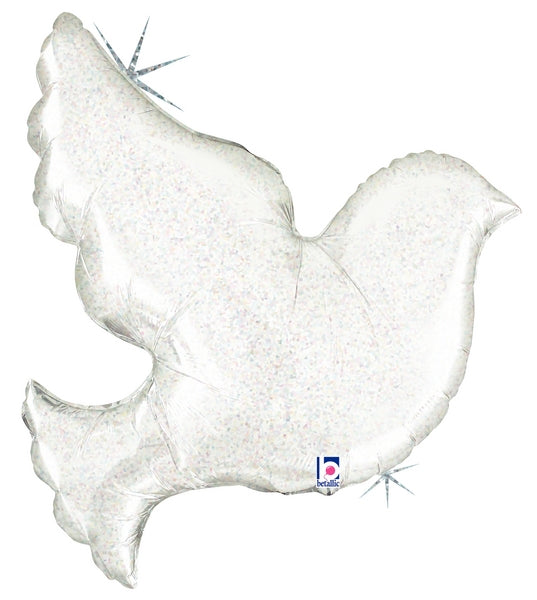 Pearl White Dove Holographic 35124