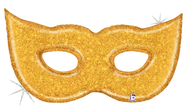 Gold Glitter Mask 35916