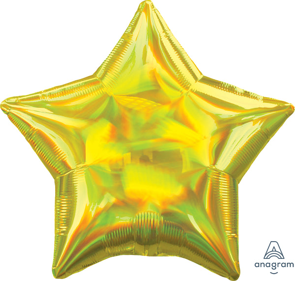 19" IRIDESCENT YELLOW STAR 39266