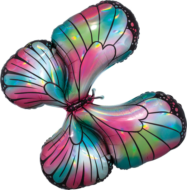 Iridescent Teal & Pink Butterfly 3943701