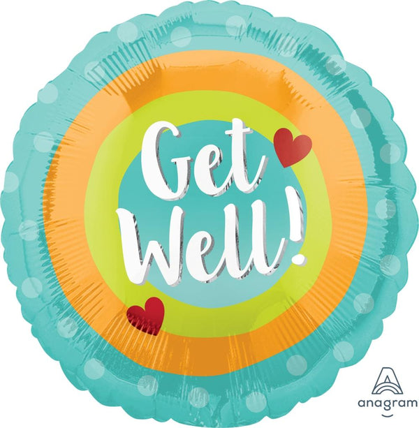 Get Well Hearts & Dots 41701