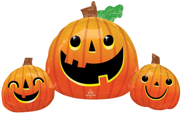 35" SMILEY PUMPKIN TRIO 4316001