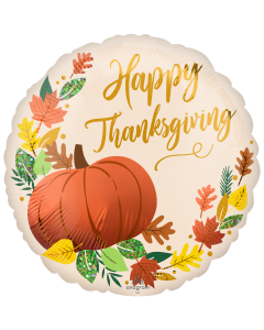 Satin Happy Thanksgiving Fall Pumpkin 4328701