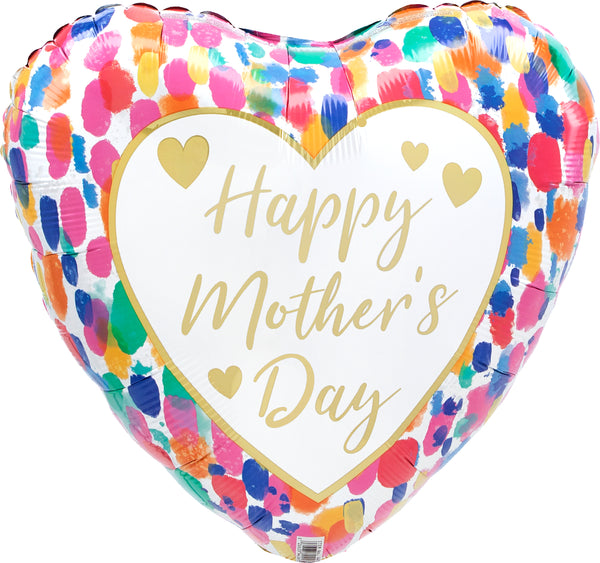 Happy Mother's Day Satin Watercolor Heart 4416101