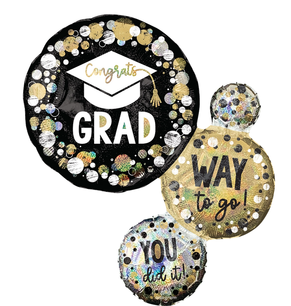 Way to Go Grad Circles and Dots 4551101