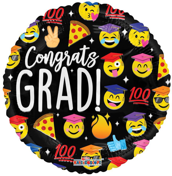 18" Emoji Graduation Fun 85315