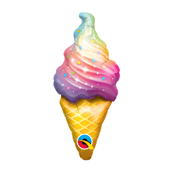 Rainbow Swirl Ice Cream Mini Shape 89347
