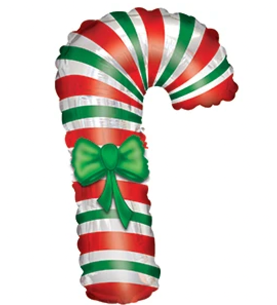Green and Red Candy Cane 424081 - 12 in