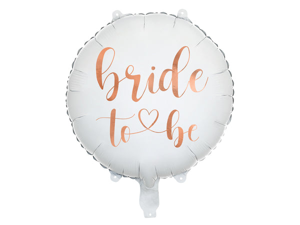 Foil Balloon Bride to Be White - FB139