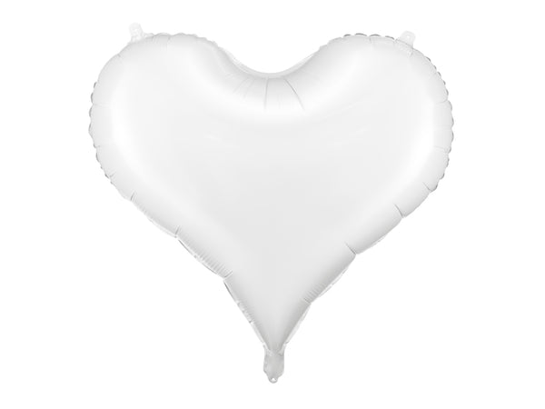 Foil Balloon Heart White - FB141-008