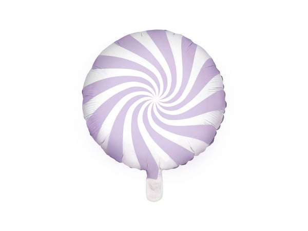 Foil Balloon Candy, 13.8 in, Light Lilac