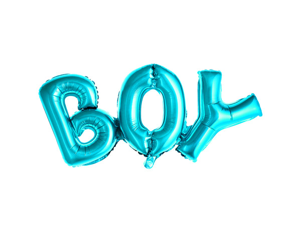 Foil Balloon Boy, 26.4x11.4in, blue