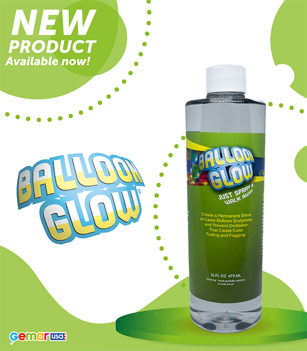Latex Balloon Glow 16oz Shine Spray Bottle 