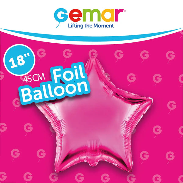 18" GEMAR FUCHSIA STAR 173222