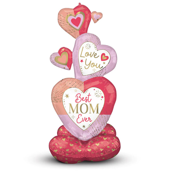 Airloonz Colorful Mom Stacked Hearts 4545111