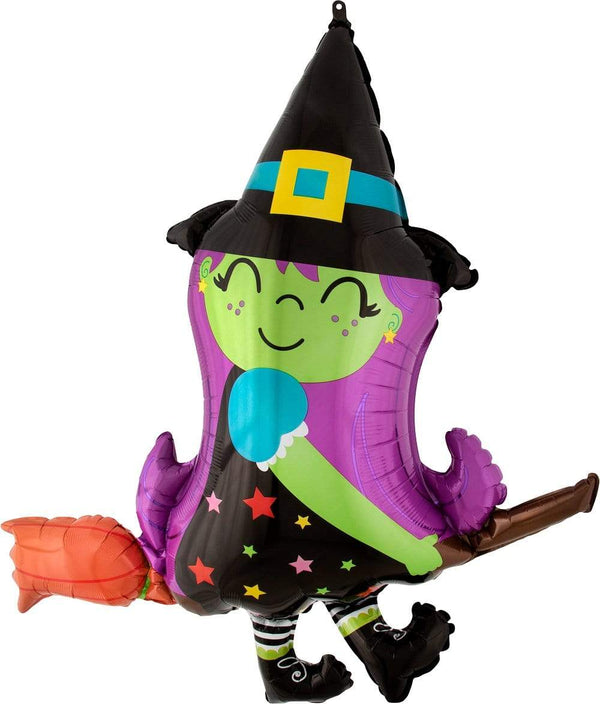 Cute Witch on Broom 4194901