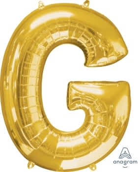 Gold G Giant Letter 3295901 - 34 in