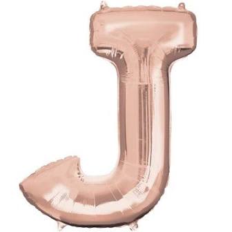 Rose Gold J Giant Letter 3657301 - 34 in