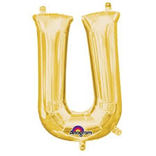 Gold U Giant Letter 3298801 - 34 in