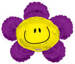 Smiley Purple Flower 34994 - 14