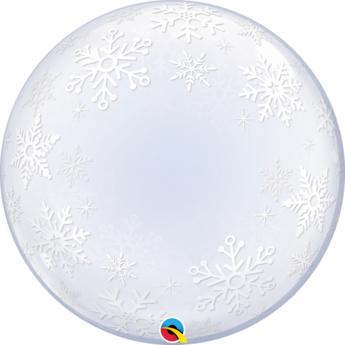 Frosty Snowflakes Deco Bubble 520058 - 22 in